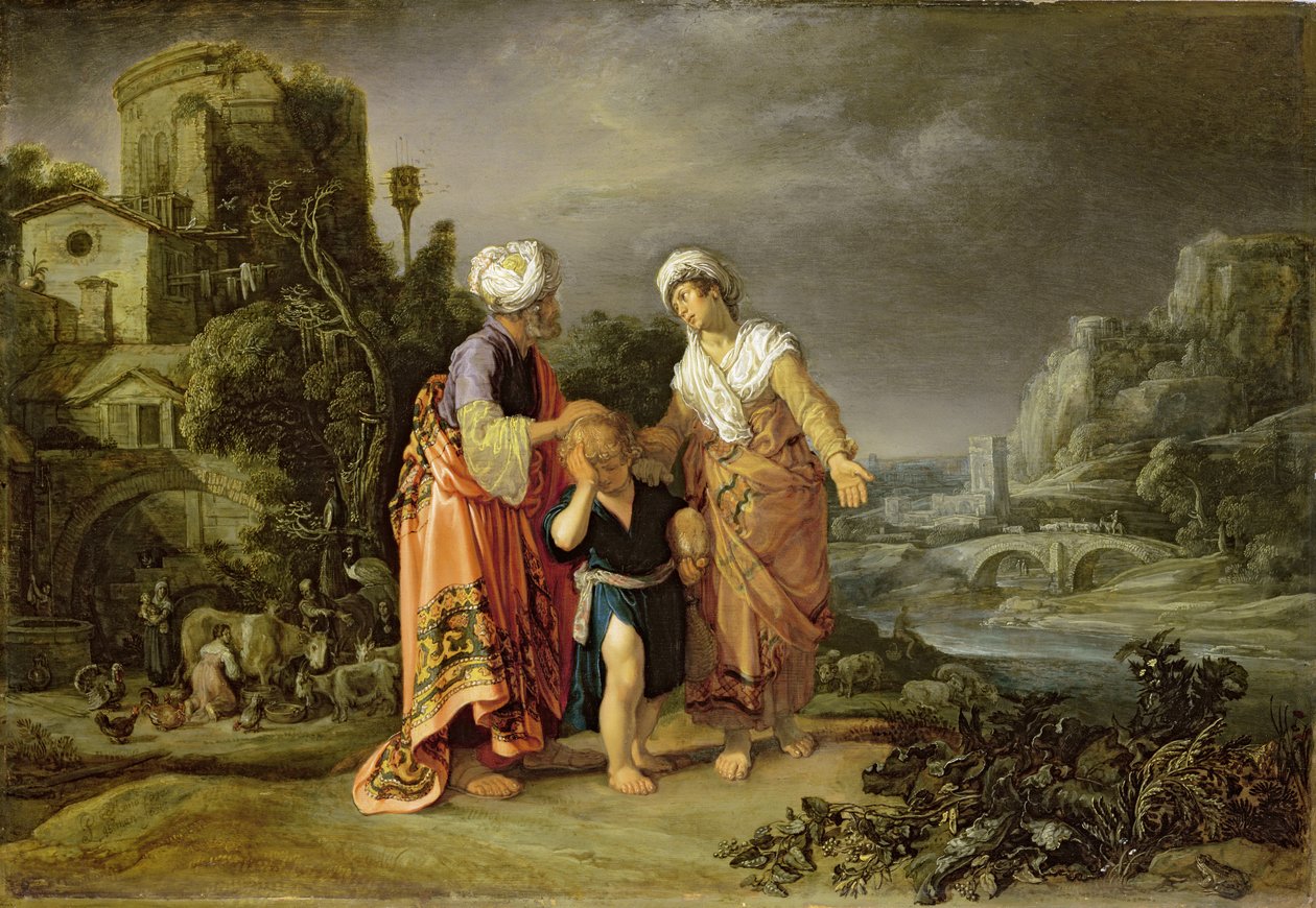 Hágár kiűzése, 1612 alkotó: Pieter Lastman