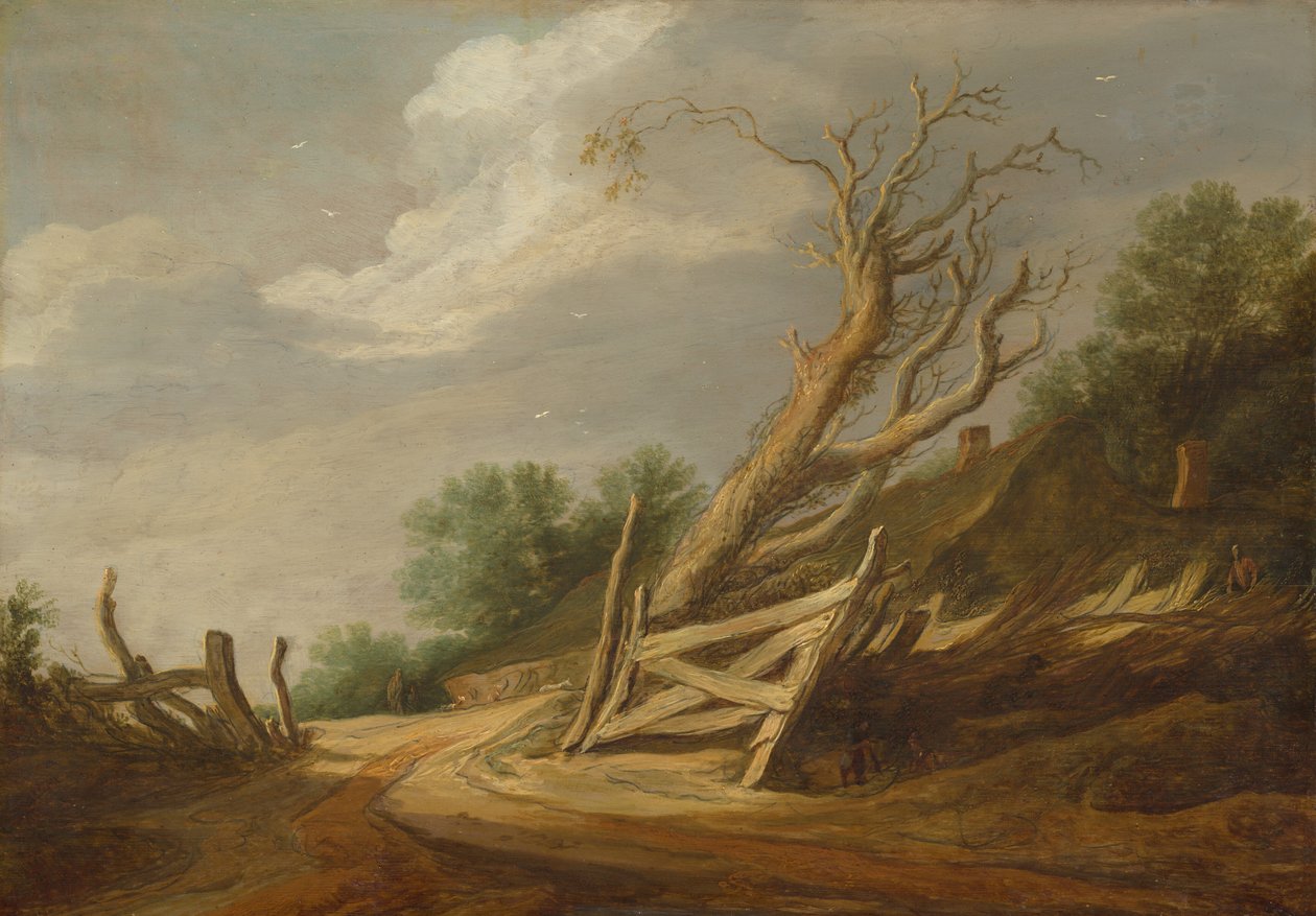 Táj nyitott kapuval alkotó: Pieter Molijn