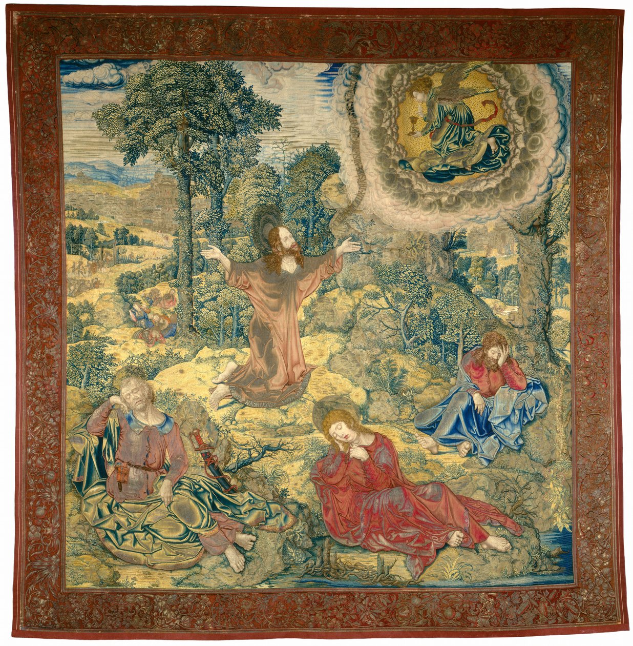 A Gecsemáné kertje alkotó: Pieter Pannemaker I after Bernard van Orley