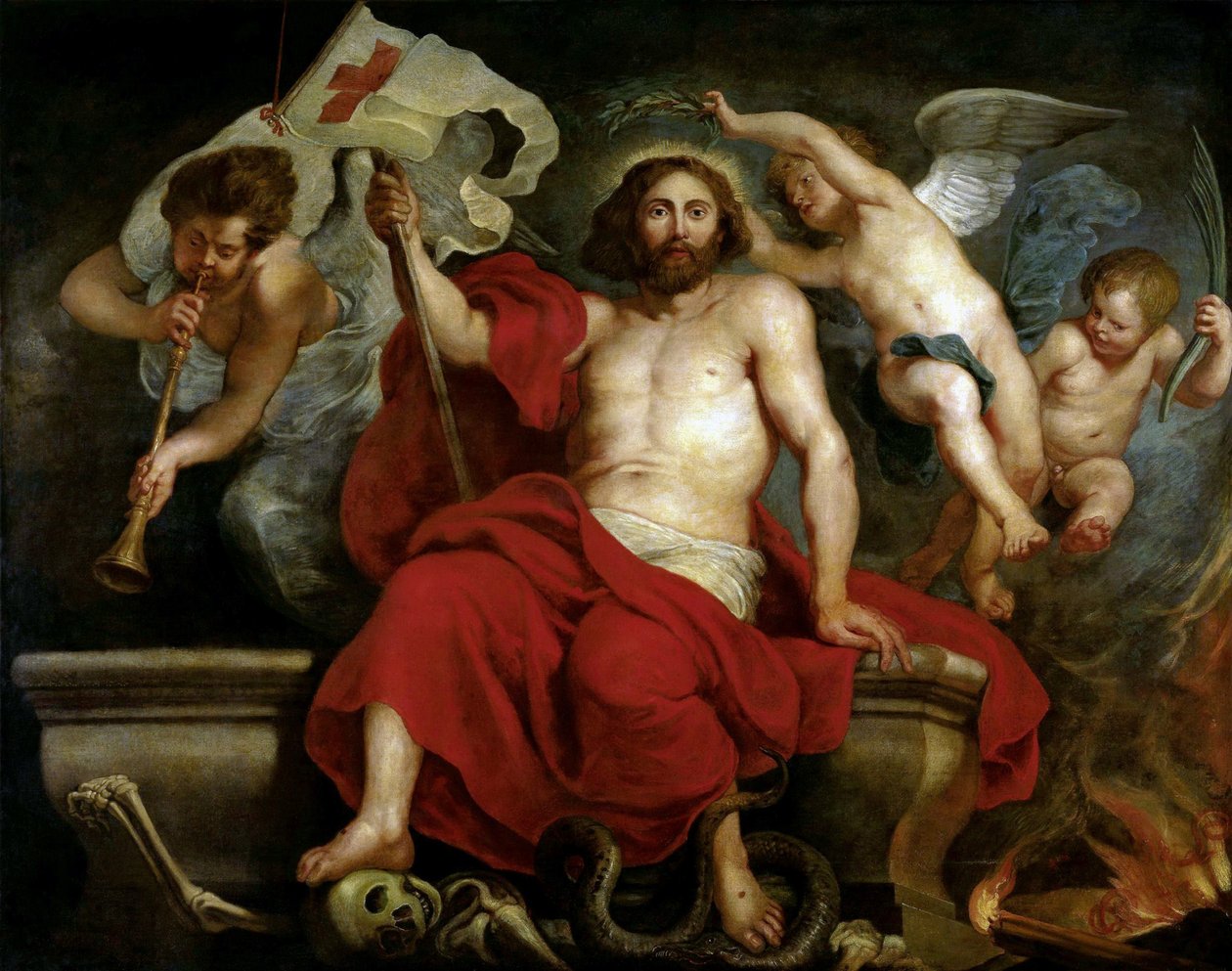 Krisztus győzedelmeskedik a bűn és a halál felett, c. 1615-1620. alkotó: Pieter Paul Rubens