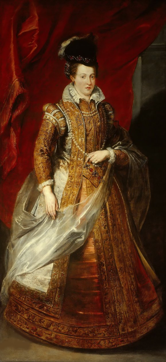 Ausztriai Joanna 1547-1578, Toszkána nagyhercegnőjének portréja, 1621 és 1625 között. alkotó: Pieter Paul Rubens