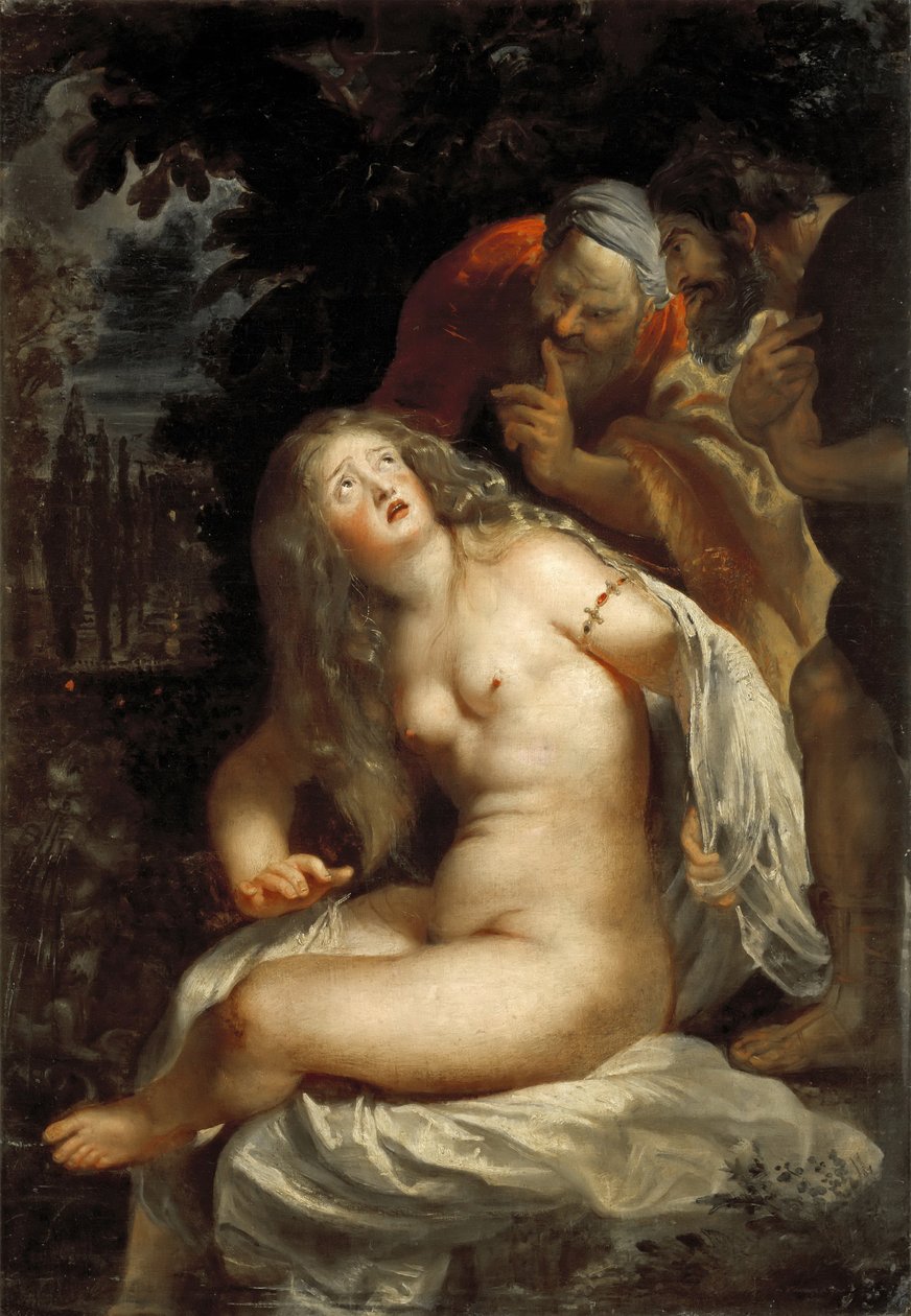 Susannah and the Elders, 1607-1608. alkotó: Peter Paul Rubens