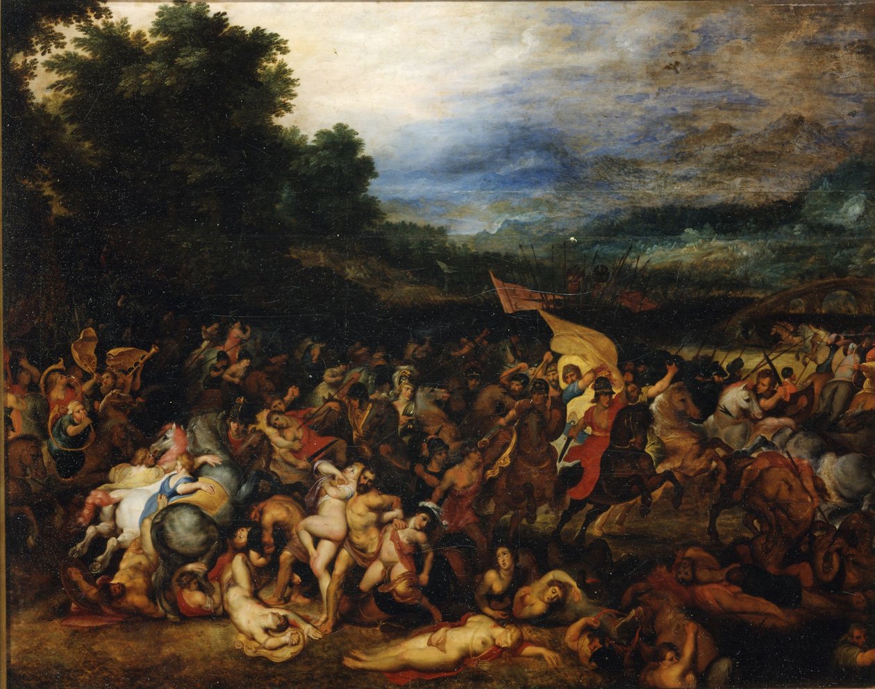 Az Amazonok csatája, Amazonomachia, 1598. alkotó: Pieter Paul Rubens