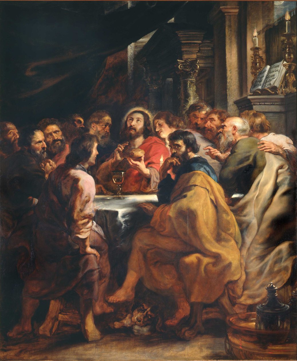 Az utolsó vacsora, 1631-1632. alkotó: Peter Paul Rubens