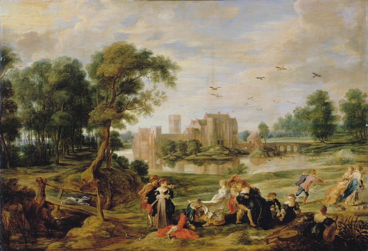 Az ekereni kastélypark, 1527-1530. alkotó: Pieter Paul Rubens
