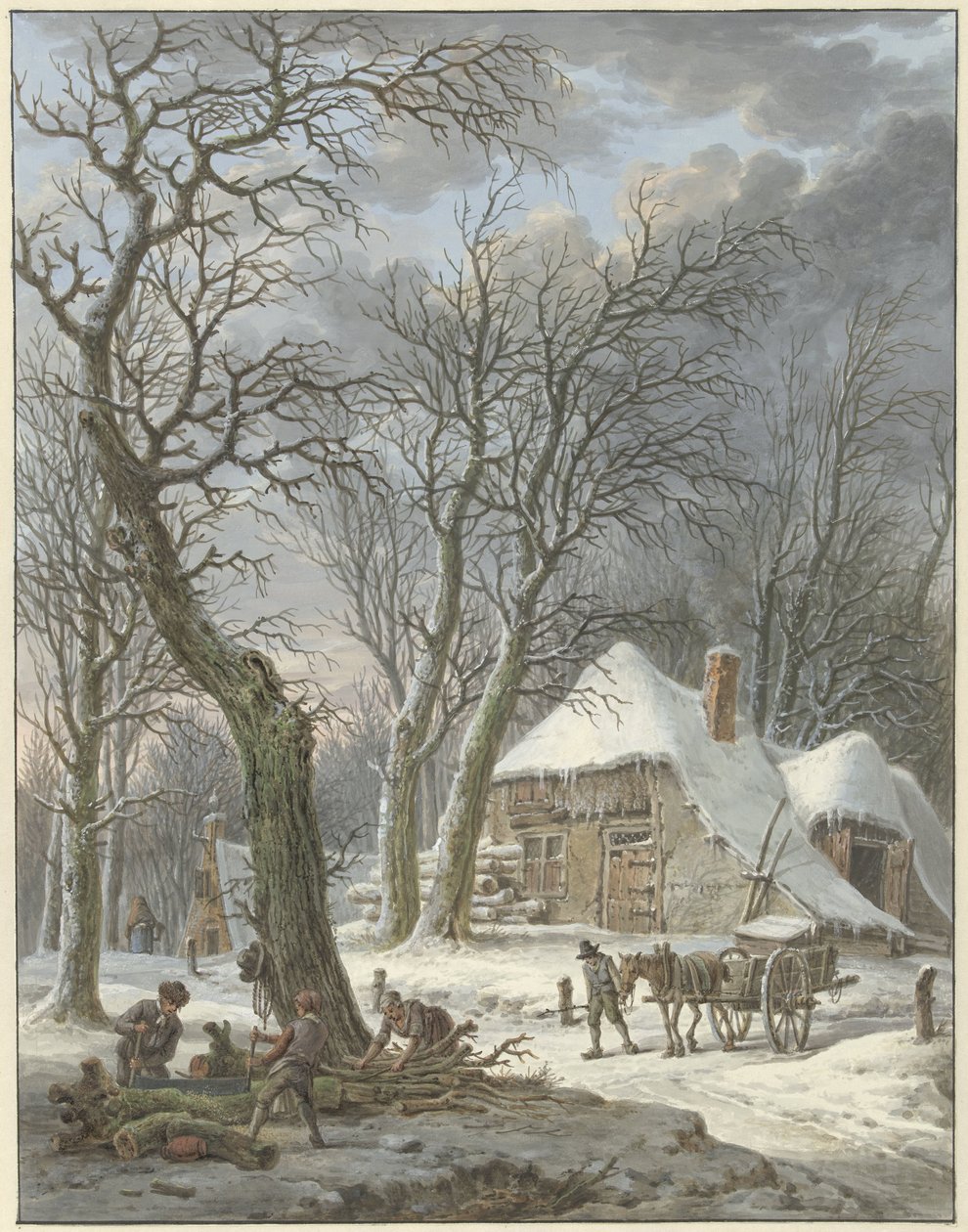 téli táj alkotó: Pieter Pietersz. Barbiers