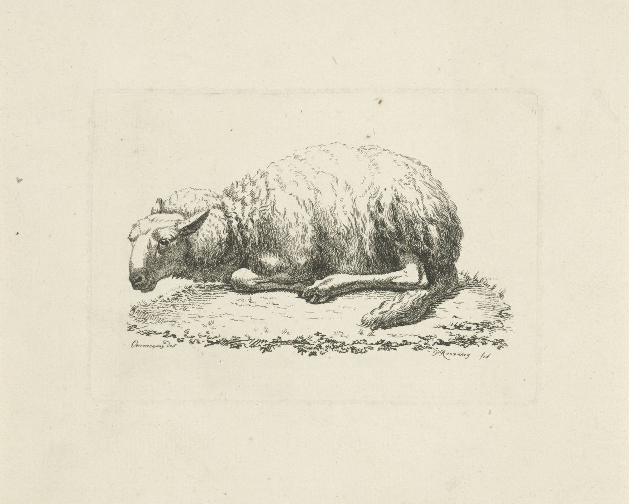 fekvő bárány alkotó: Pieter Roosing