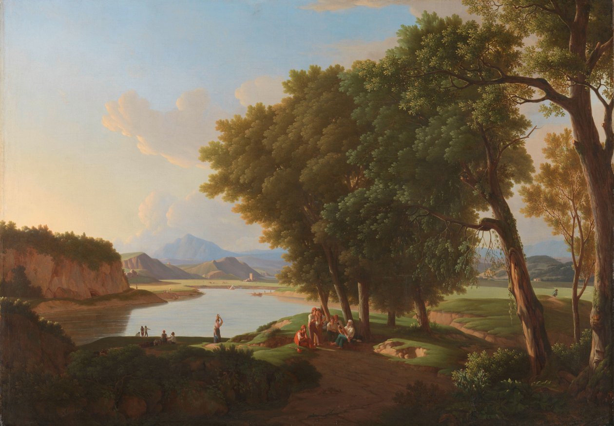 Az Aqua Cetosa Róma közelében alkotó: Pieter Rudolph Kleijn