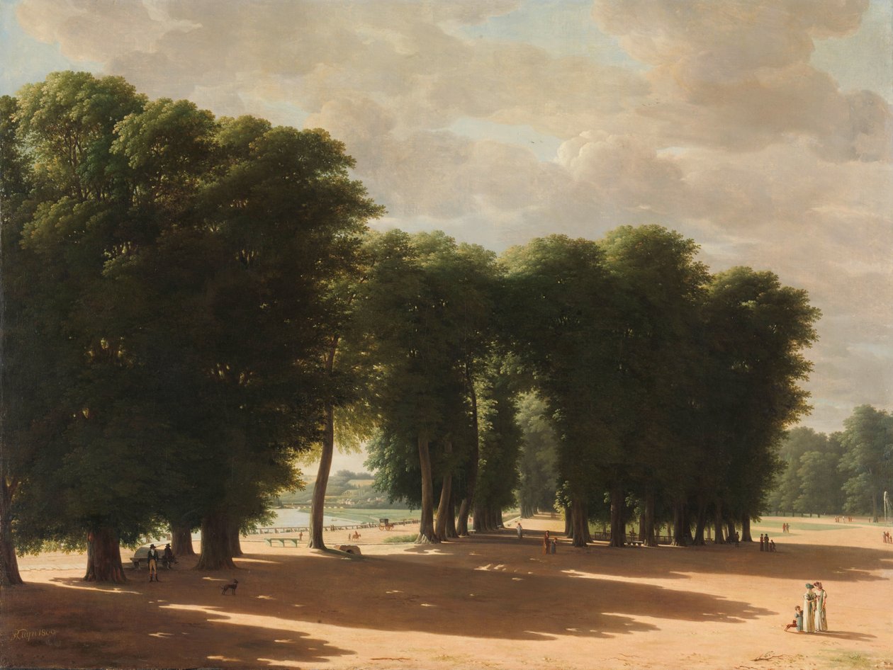 A párizsi Saint-Cloud park bejárata A párizsi St Coud park bejárata alkotó: Pieter Rudolph Kleijn