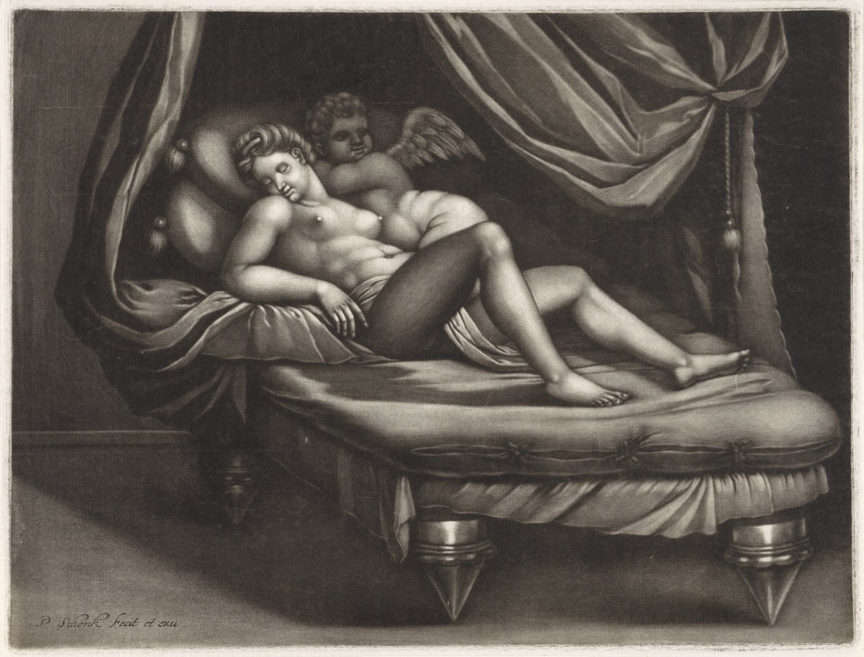 Ámor és Psyche alkotó: Pieter Schenk (I)