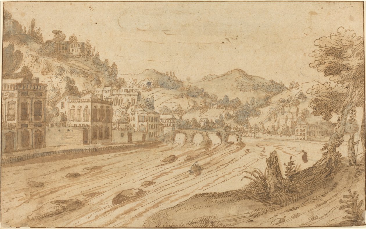 folyóranéző kilátás alkotó: Pieter Stevens