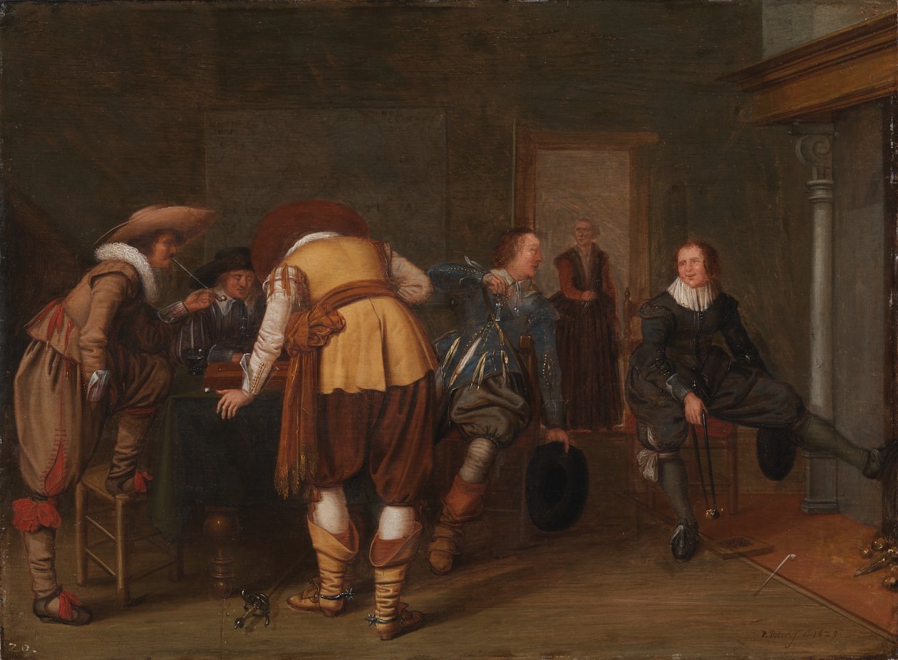 A társasjátékosok alkotó: Pieter Symonsz Potter