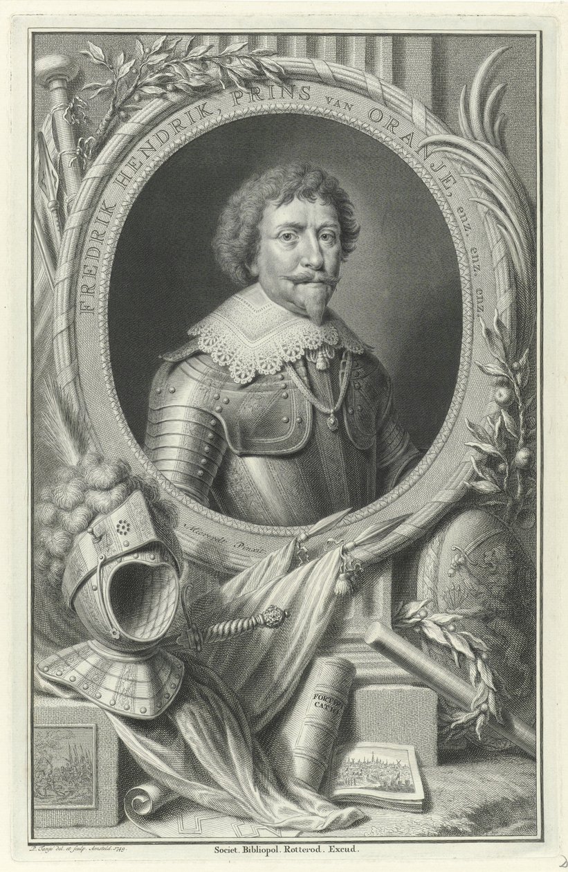 Frederik Hendrik, Orange-Nassau hercegének portréja alkotó: Pieter Tanjé