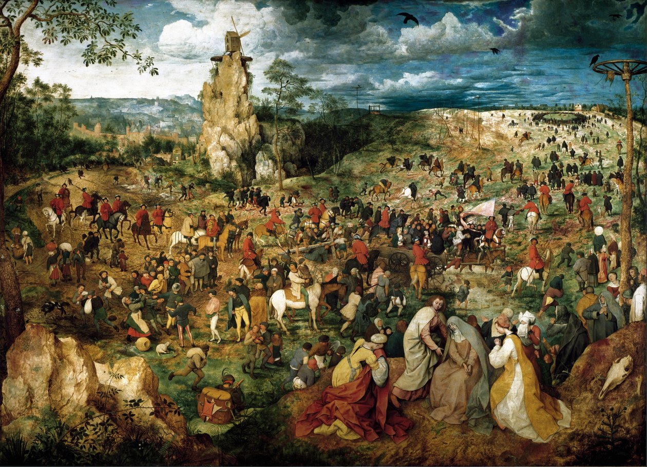La Montee au Calvary (Kereszt kocsija) Idősebb Pieter Bruegel (vagy Piet Breugel vagy Pieter Bruegel vagy Brueghel) festménye alkotó: Pieter Bruegel the Elder