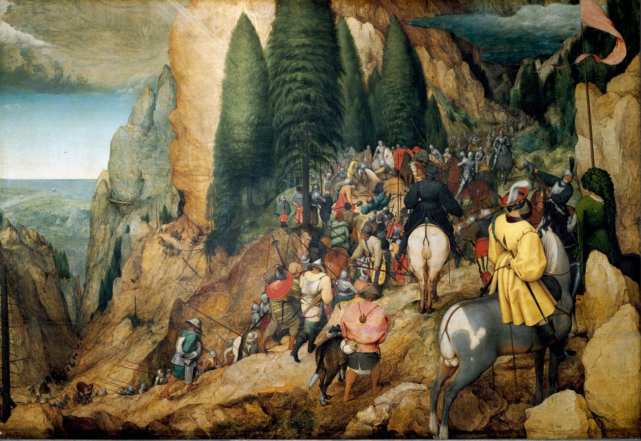 Az ókori Pieter Bruegel (vagy Pierre Bruegel vagy Pieter Bruegel vagy Brueghel) Szent Pál festményének megtérése alkotó: Pieter Bruegel the Elder