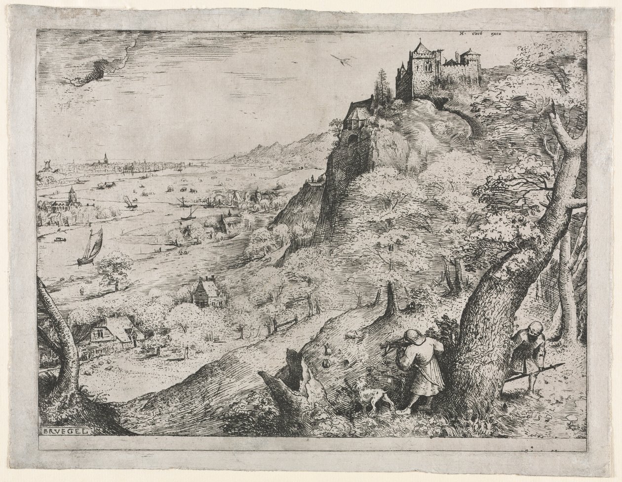 A nyúl vadászat alkotó: Pieter The Elder Brueghel