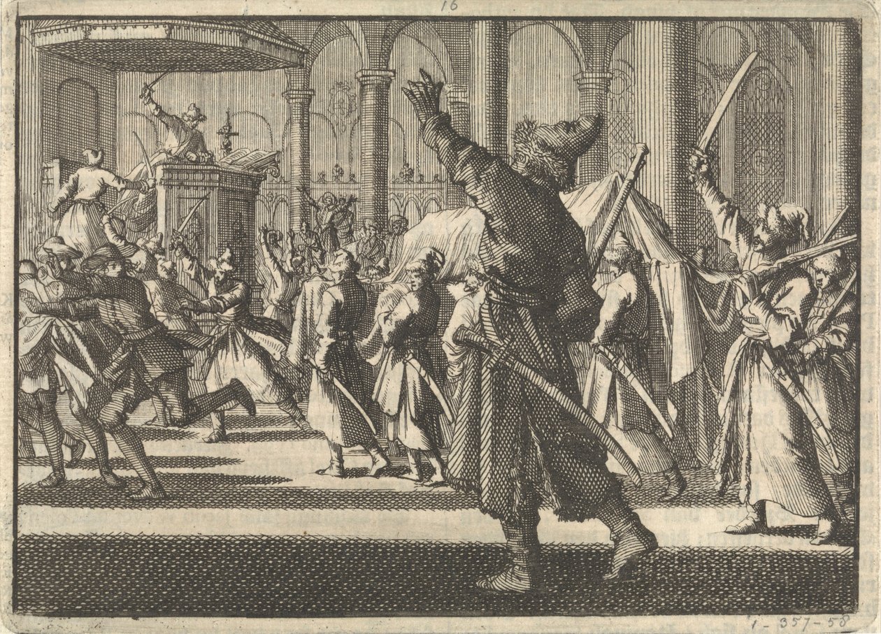 Lengyelek a stockholmi Riddarholm templomban, 1698 alkotó: Pieter Van der Aa