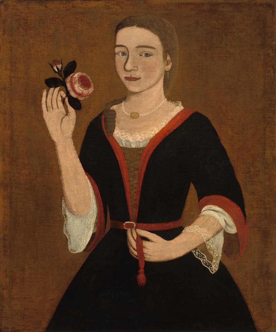 Miss Van Alen, c. 1735. alkotó: Pieter Vanderlyn