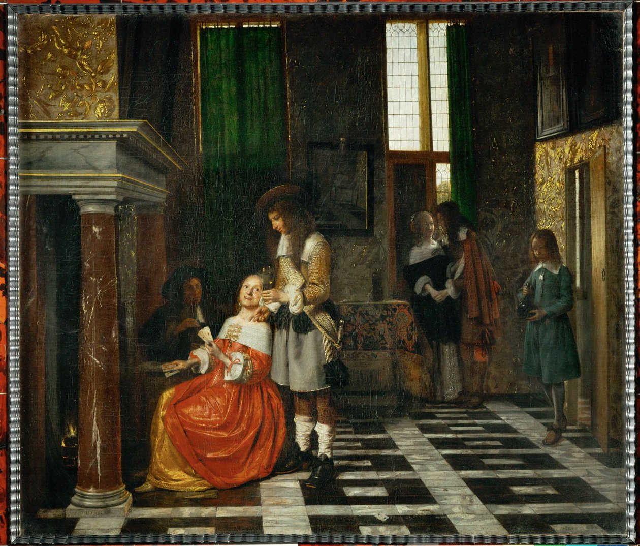 Les joueurs de cartes - A kártyajátékosok ... alkotó: Pieter de (after) Hooch