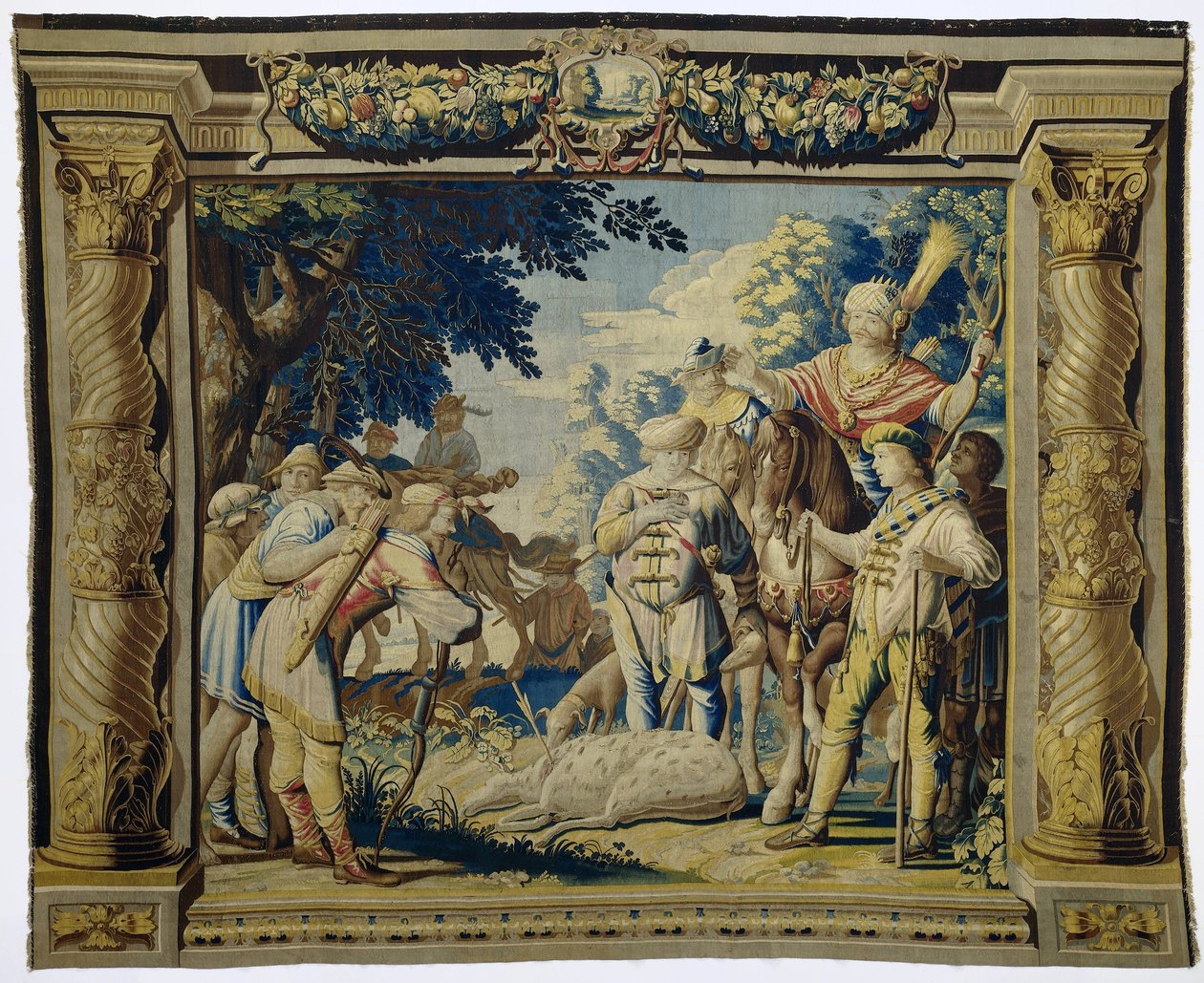 Egy Artemisznek szentelt szarvas halála Iphigenia és Orestes története (sorozat címe) alkotó: Pieter de Cracht