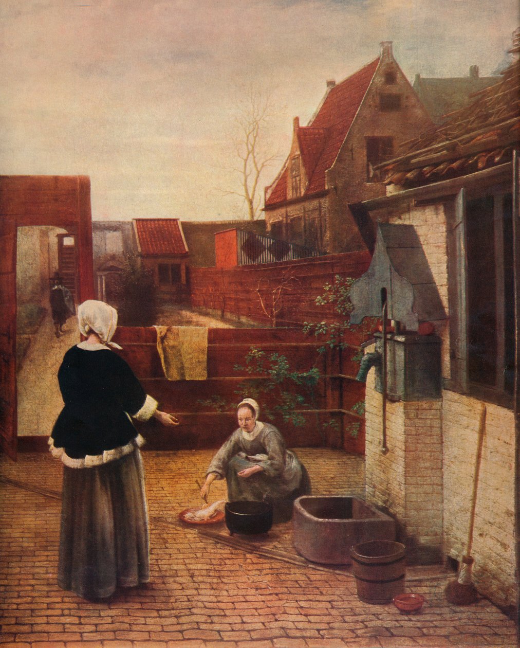 A holland udvar, c1658, 1911 alkotó: Pieter de Hooch