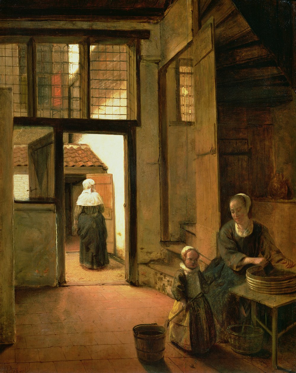 Egy holland ház belseje alkotó: Pieter de Hooch