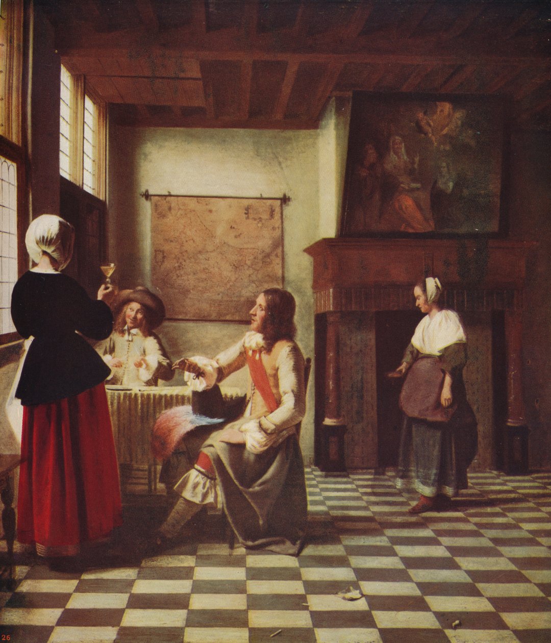Egy holland ház belseje, c1658, c1915 alkotó: Pieter de Hooch