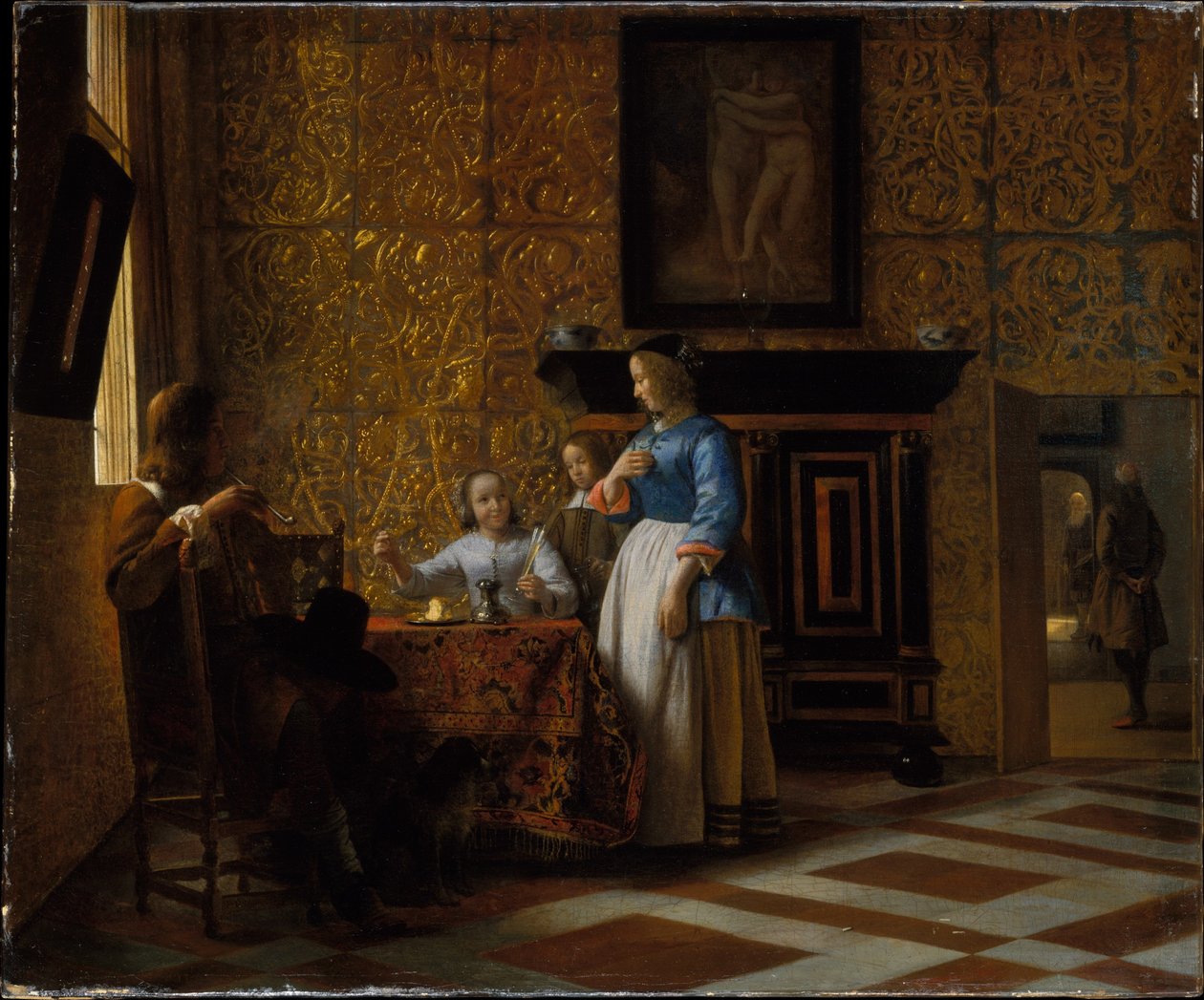 Belső figurákkal alkotó: Pieter de Hooch