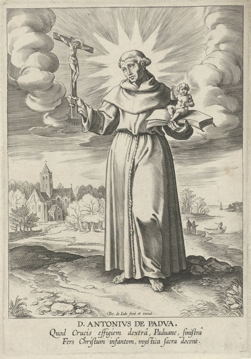 Táj Páduai Szent Antal alkotó: Pieter de Jode (I)