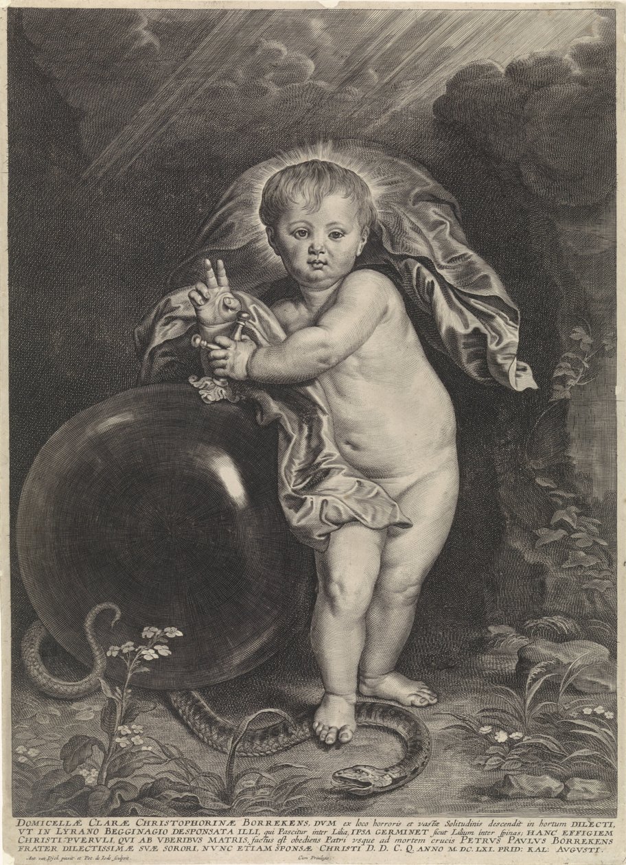 Krisztus gyermek gömbbel alkotó: Pieter de Jode (II)