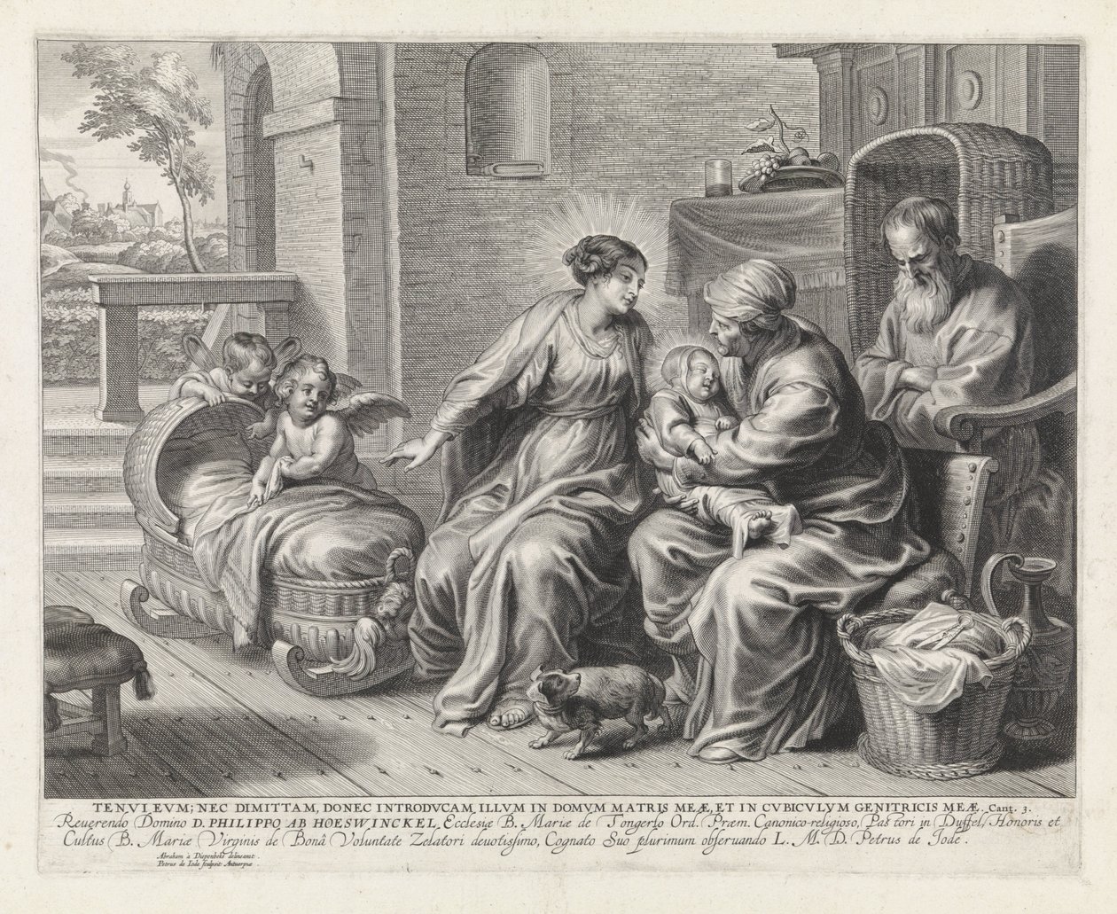 Szent Család és Szent Anna alkotó: Pieter de Jode (II)