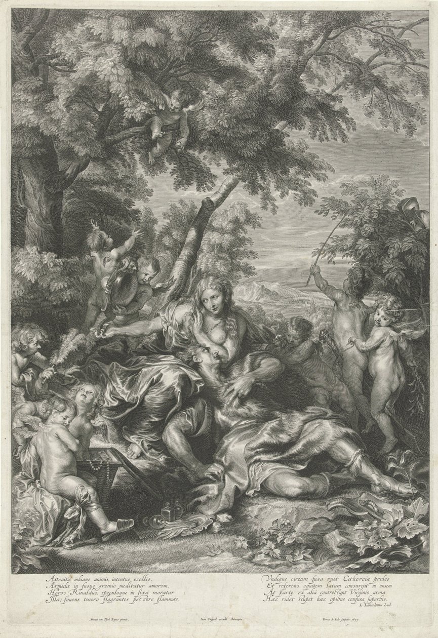Rinaldo Armidában alkotó: Pieter de Jode (II)