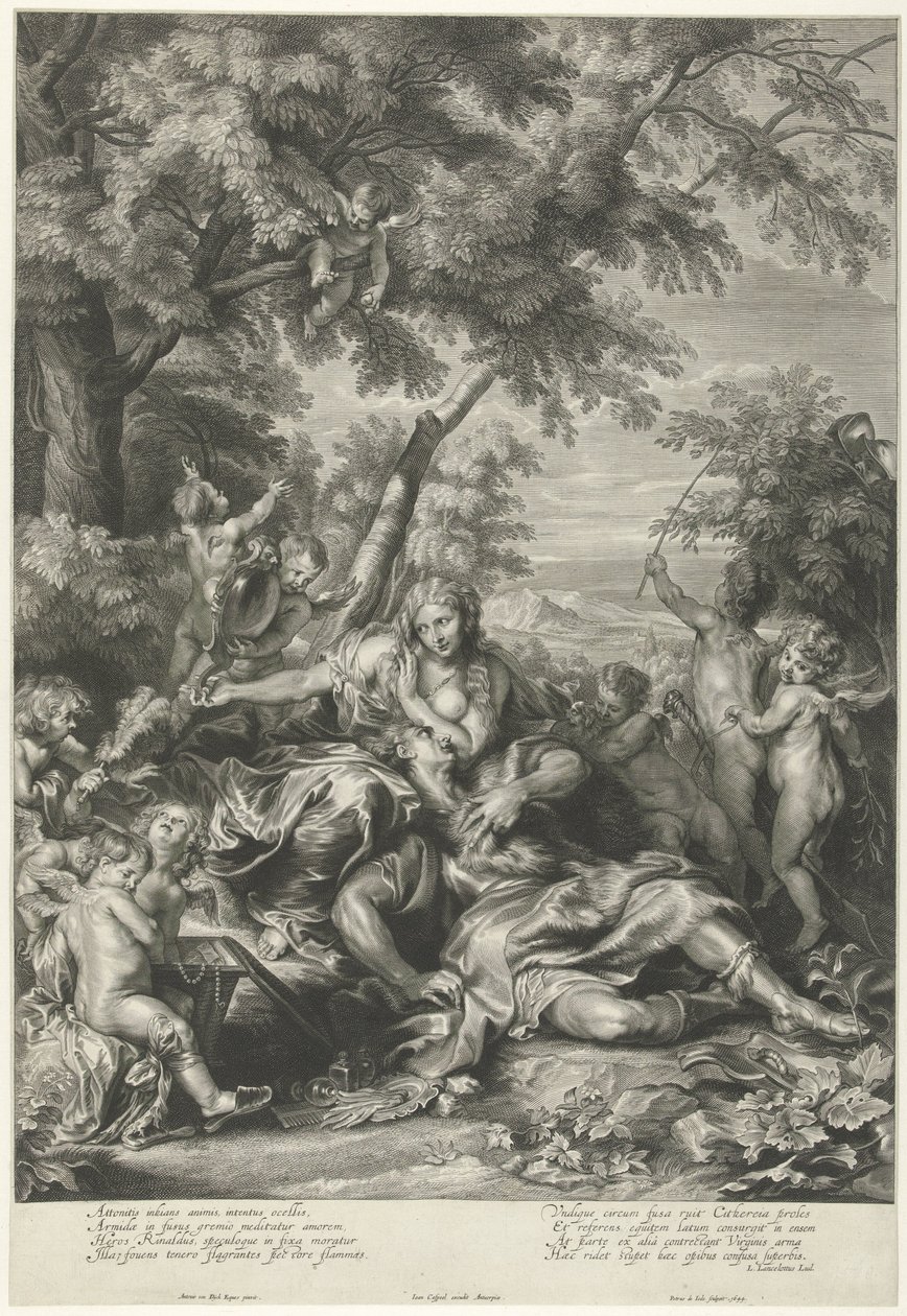 Rinaldo Armidában alkotó: Pieter de Jode (II)