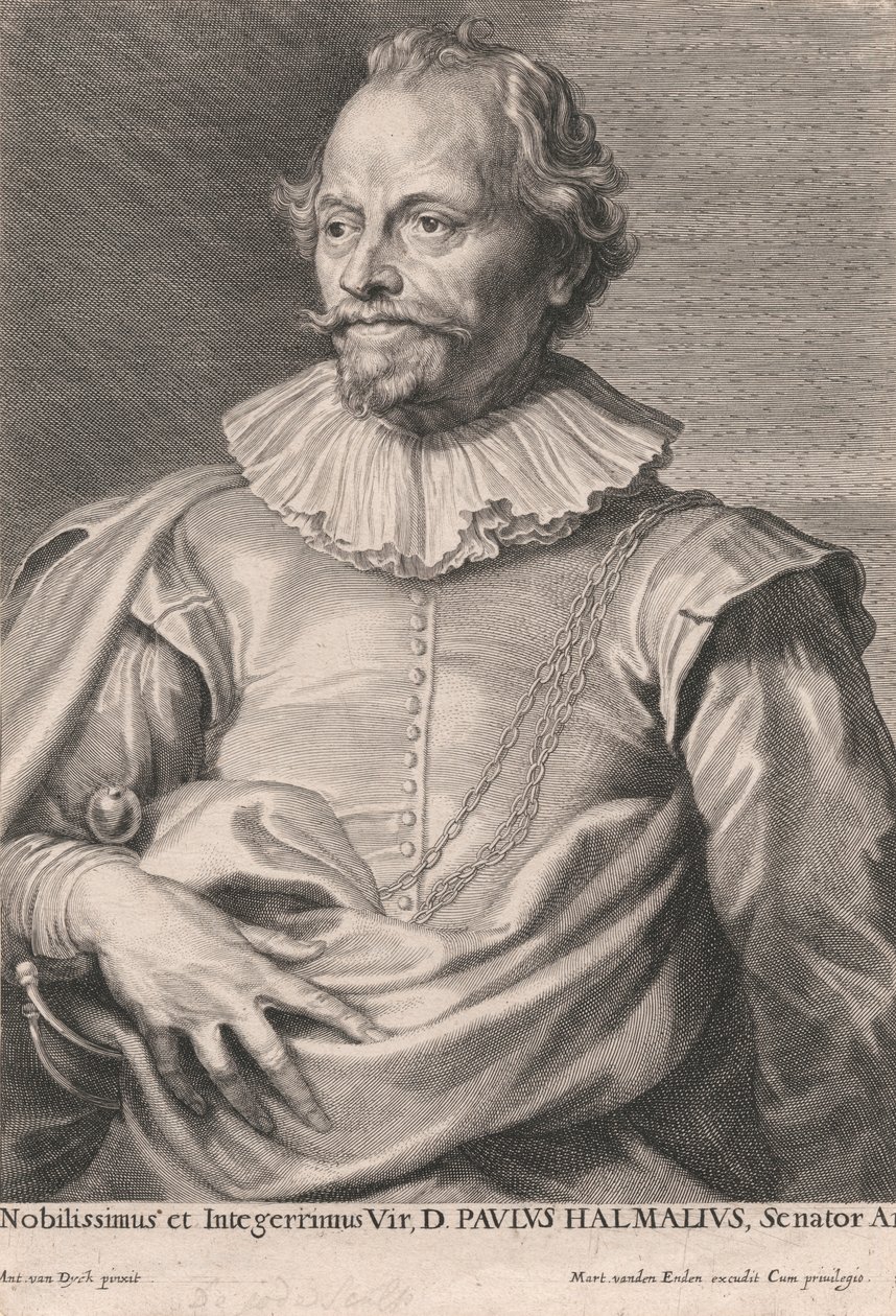 A legnemesebb és legbecsületesebb ember, D. Paulus Halmalius, Ant. alkotó: Pieter de Jode