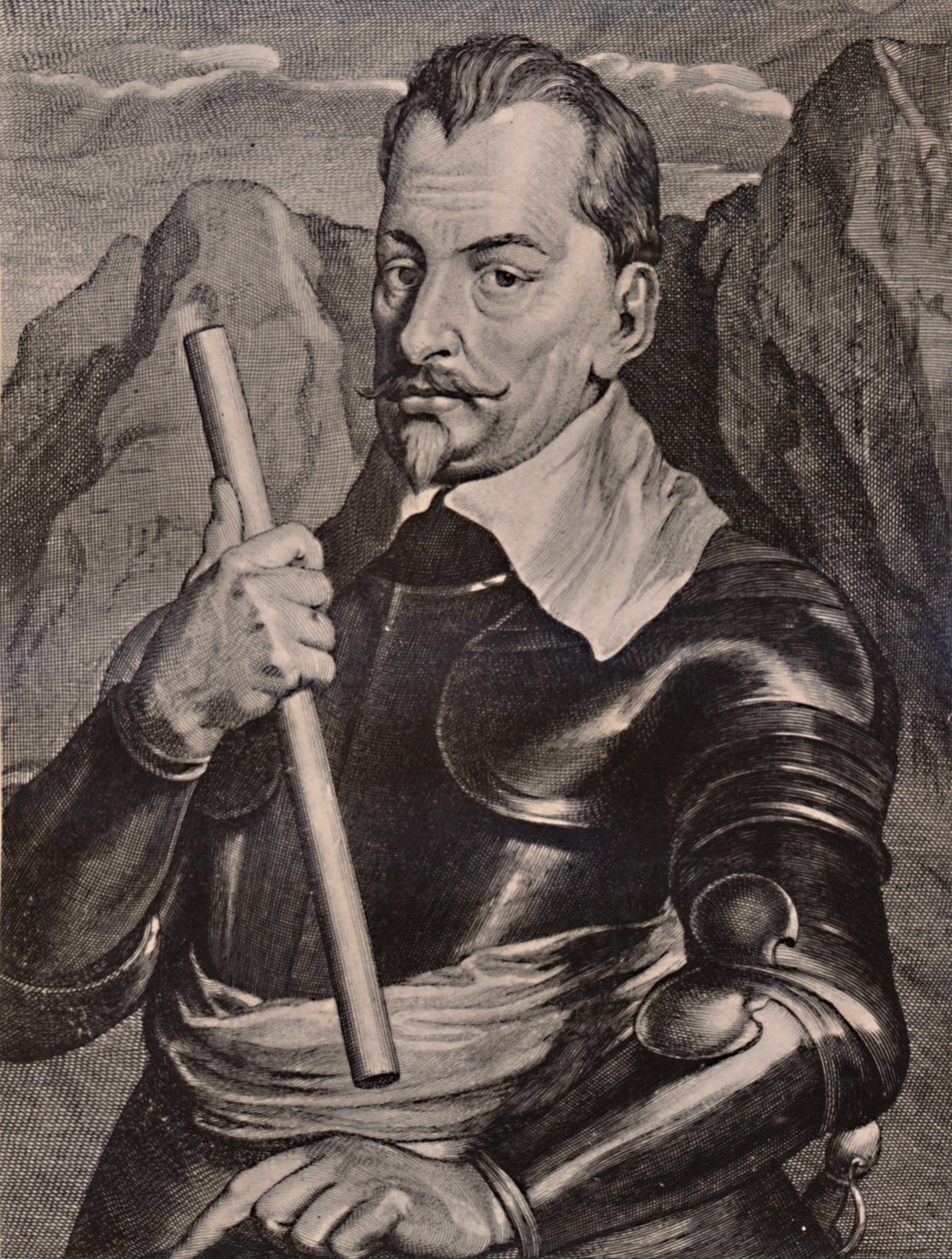 Albrecht von Wallenstein cseh tábornok, 17. század 1894 alkotó: Pieter de Jode II