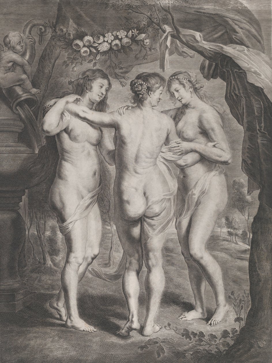 A három grácia, kb. 1630-45. alkotó: Pieter de Jode II