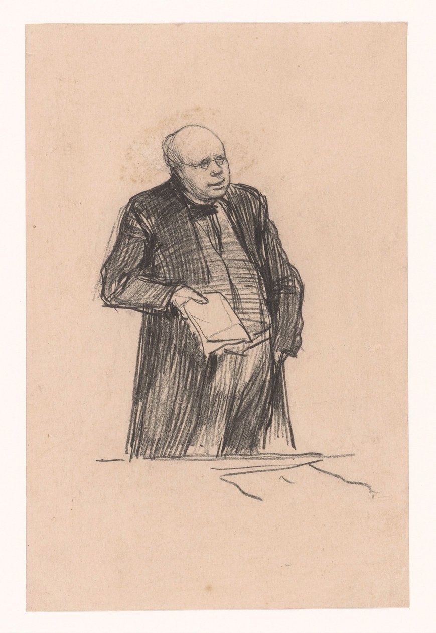 dr. Schaepman a képviselőházban alkotó: Pieter de Josselin