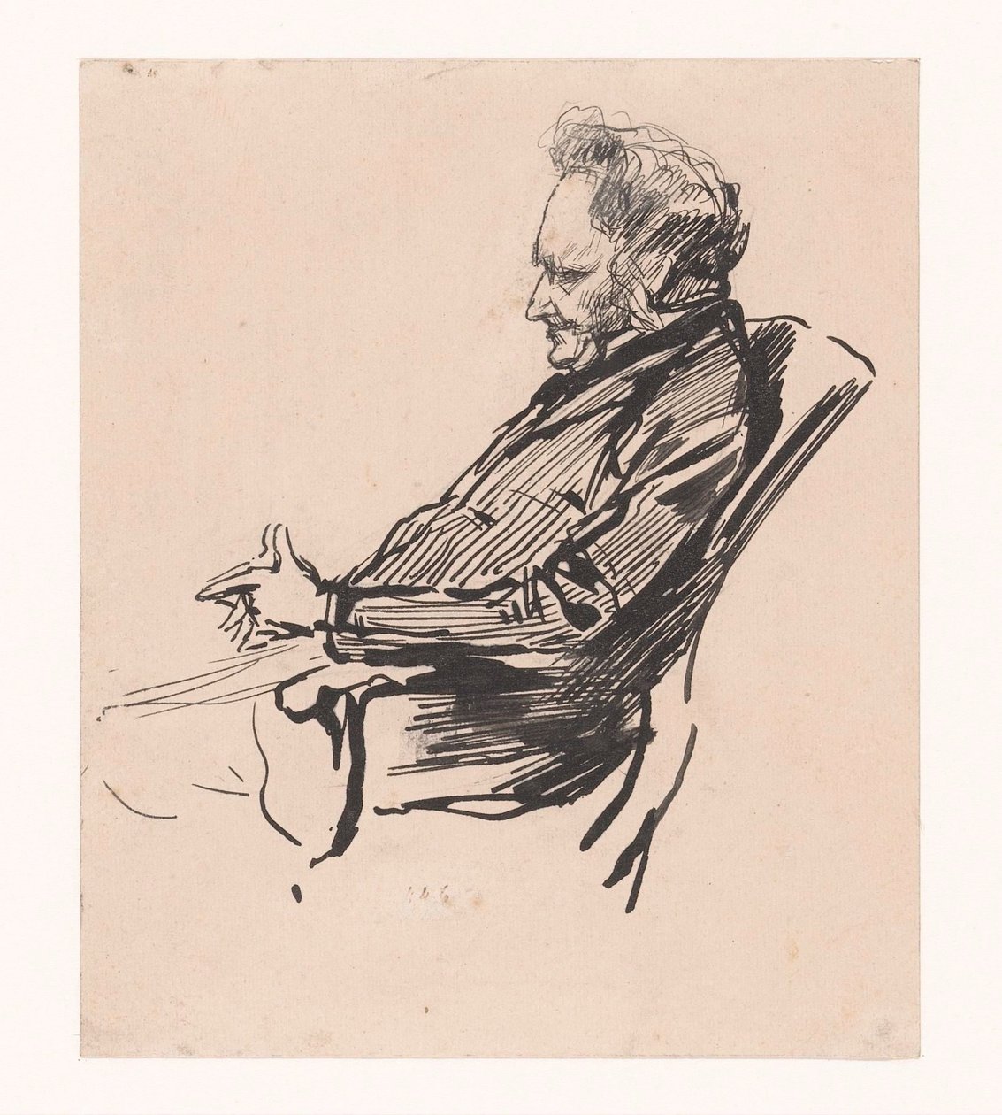 Heemskerck miniszter a képviselőházban alkotó: Pieter de Josselin