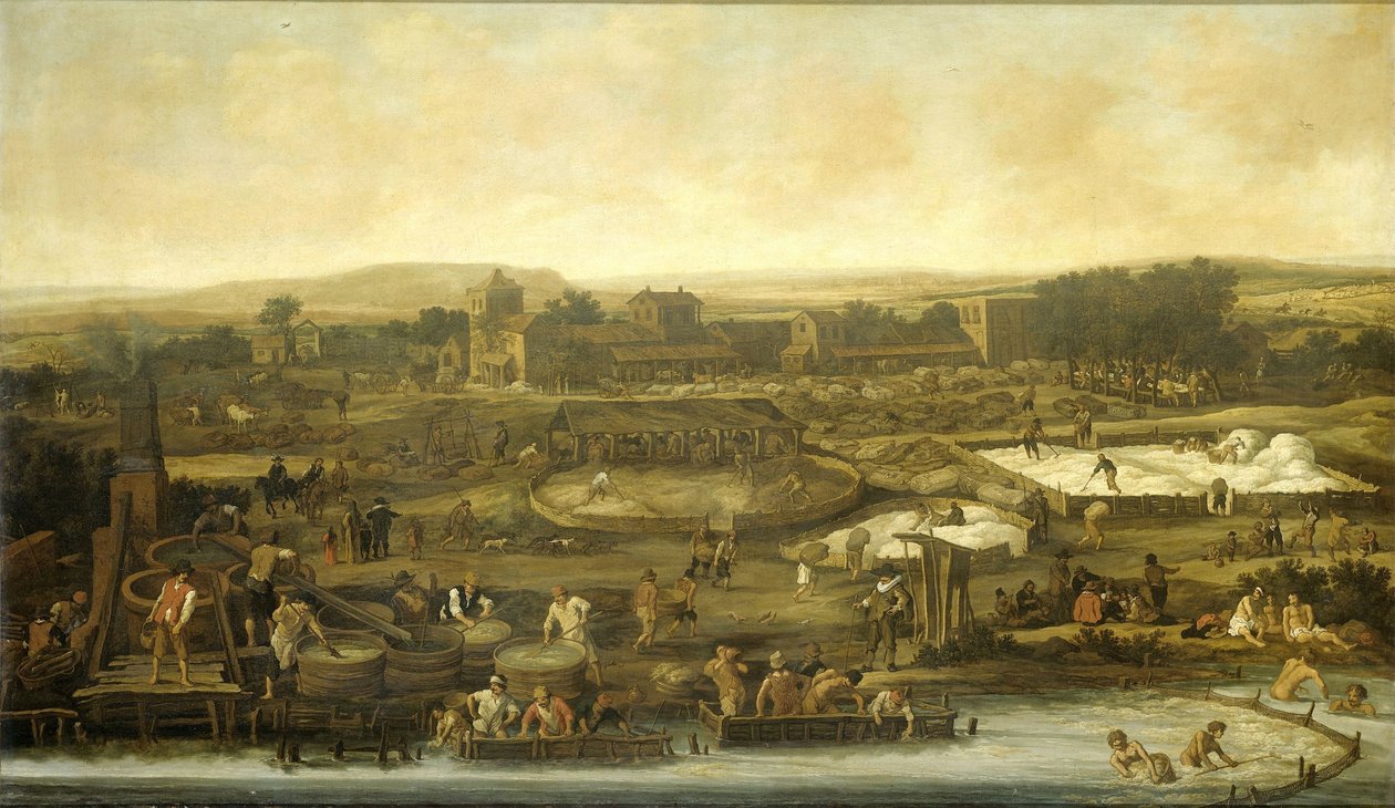 Gyapjú készítés alkotó: Pieter de Molijn