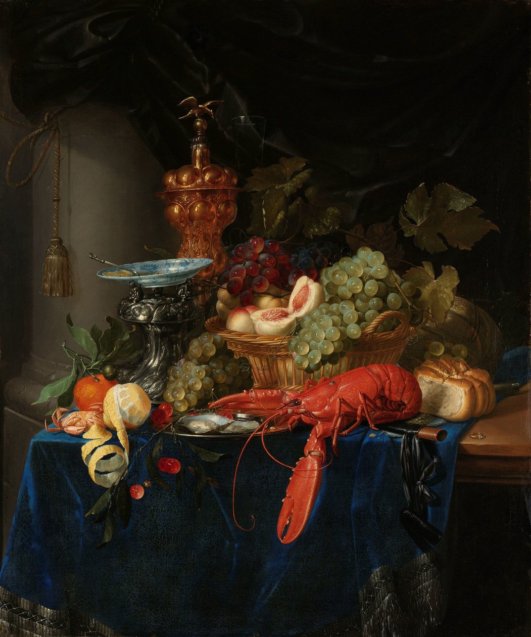 Csendélet arany serleggel alkotó: Pieter de Ring