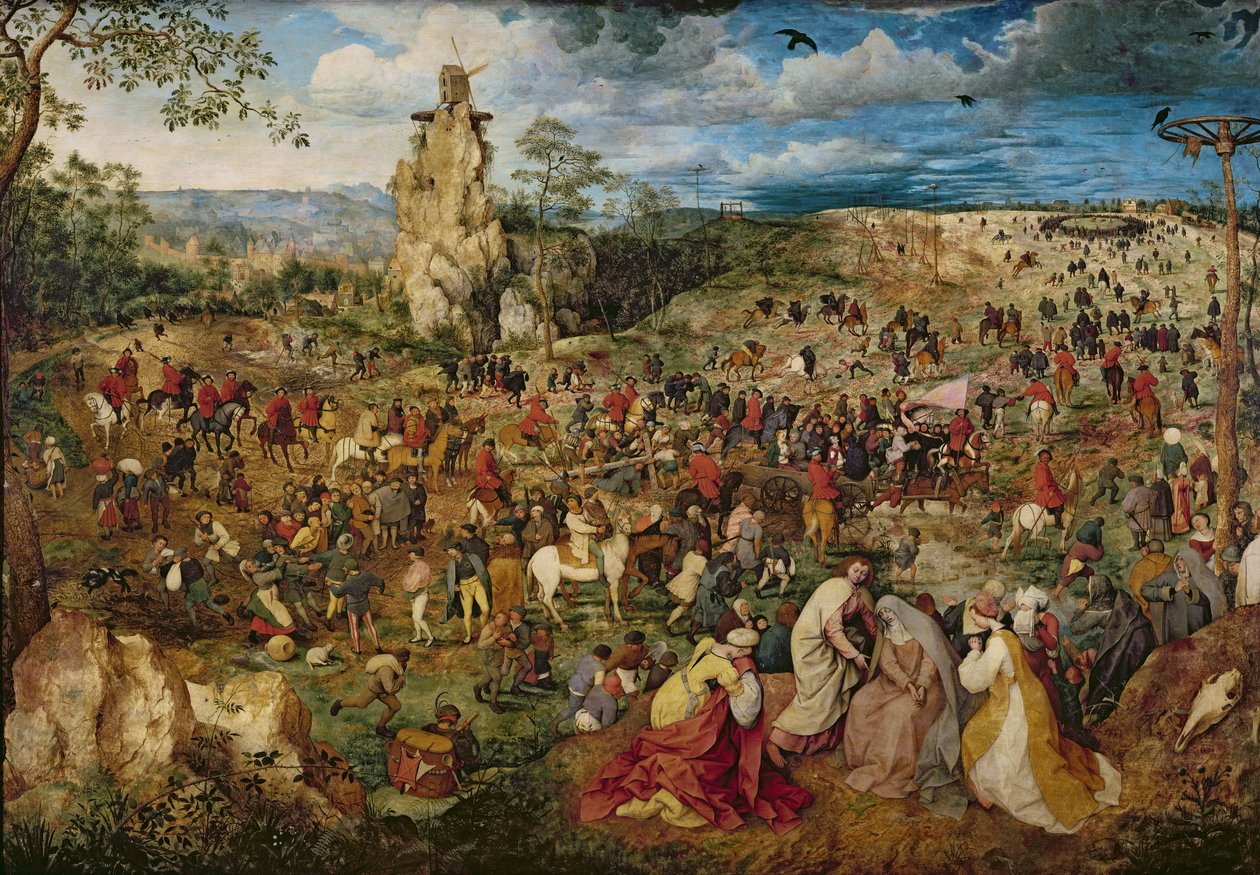 A keresztet hordozó Krisztus alkotó: Pieter Bruegel the Elder