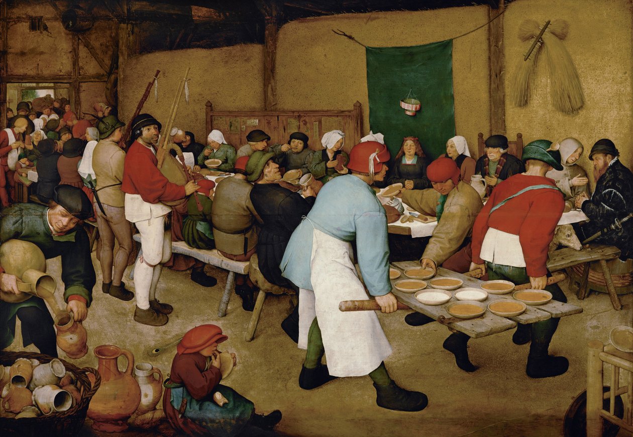 Parasztlakodalom alkotó: Pieter Bruegel the Elder