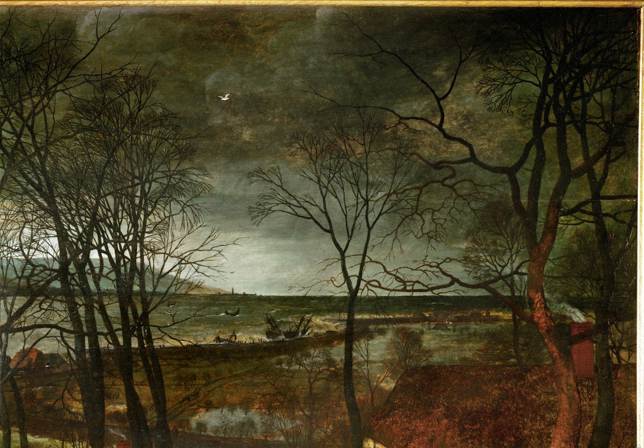 The Dark Day (festmény tölgyfára) alkotó: Pieter the Elder Bruegel