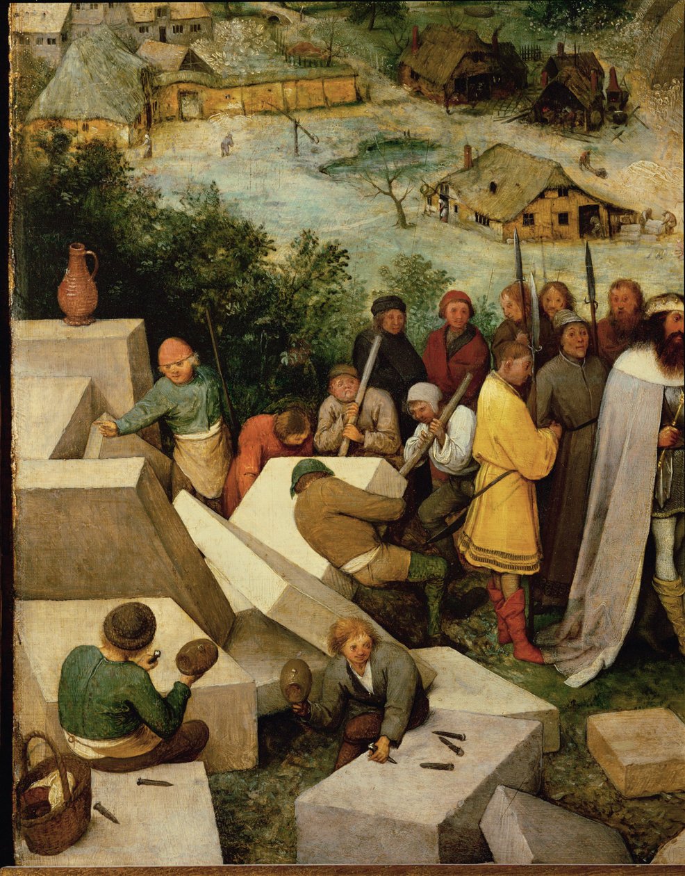 Bábel tornya (festmény tölgyfára) alkotó: Pieter the Elder Bruegel