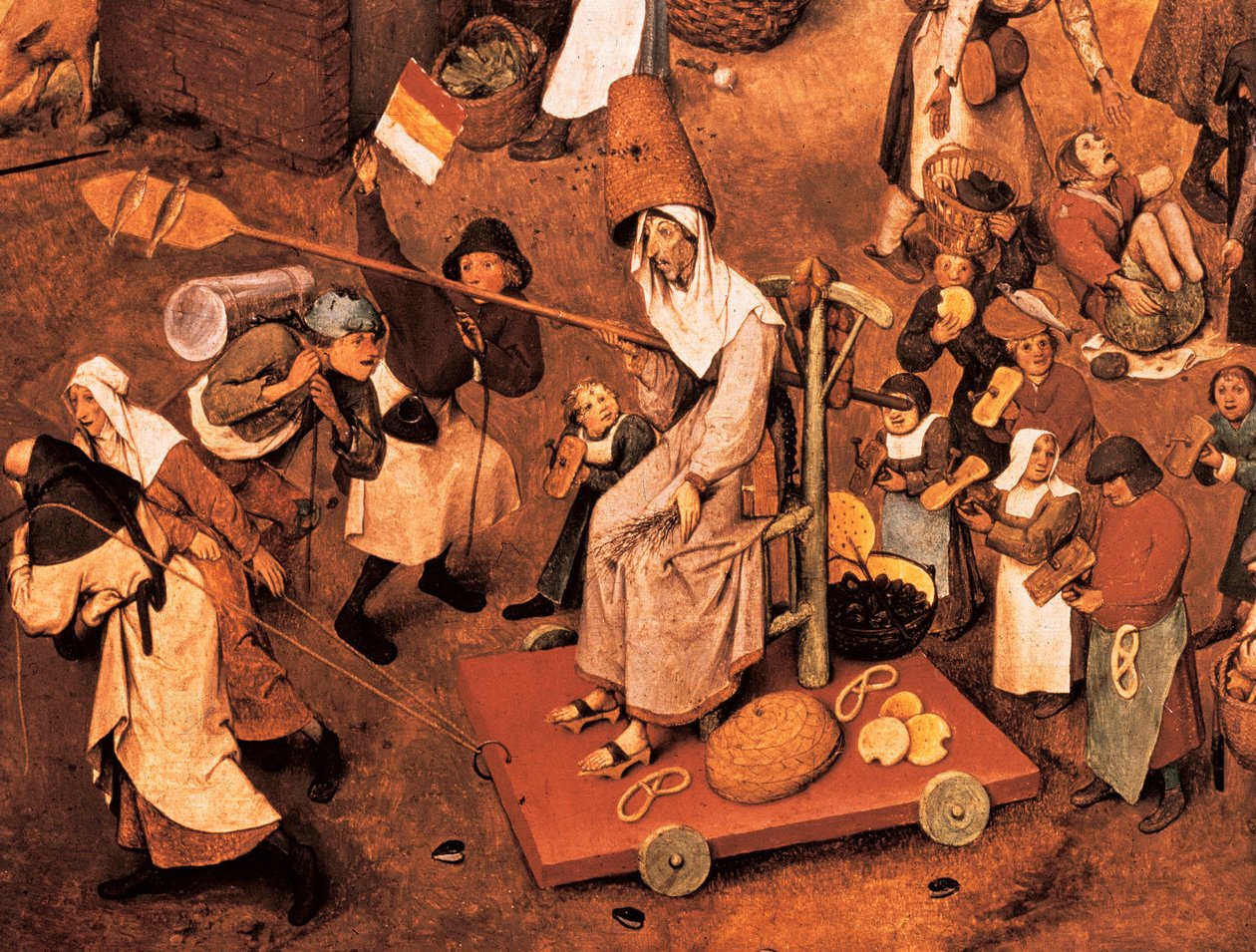 A farsang és a nagyböjt harca alkotó: Pieter Bruegel the Elder