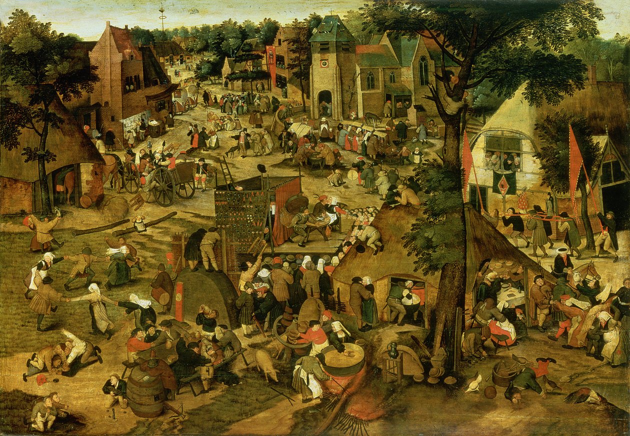 Vásár színházi bemutatóval alkotó: Pieter the Younger Brueghel