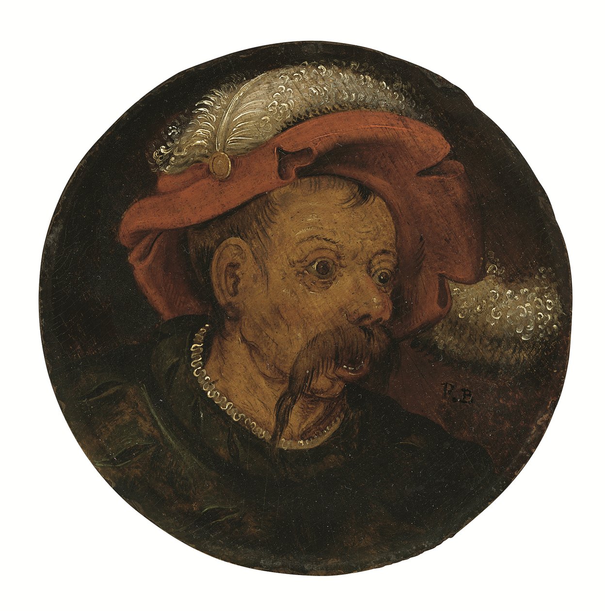 Landsknecht vezetője (olaj a panelen) alkotó: Pieter the Younger Brueghel