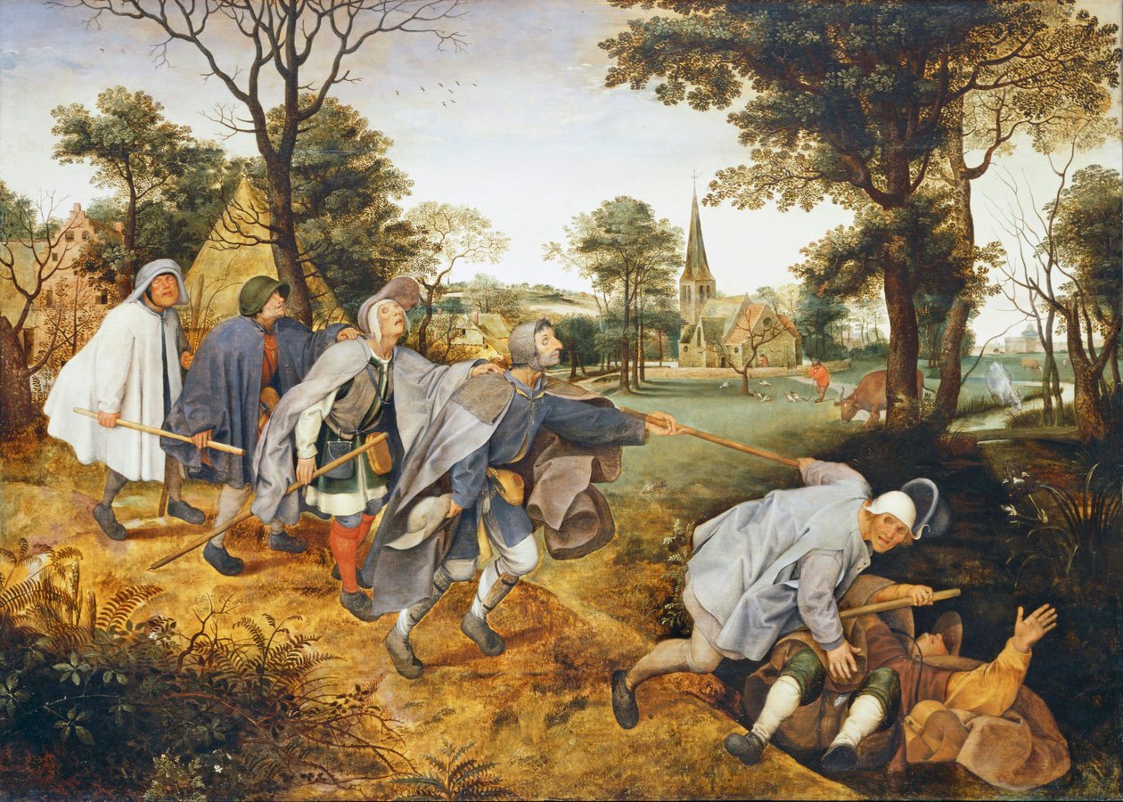 A vakok példázata ... alkotó: Pieter the Younger Brueghel