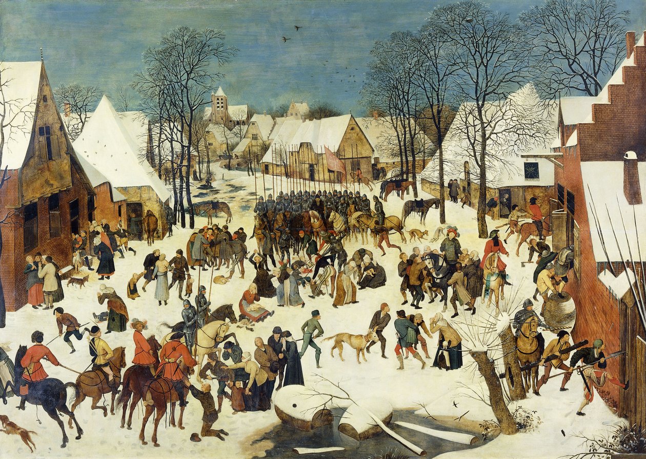 Az ártatlanok mészárlása; Az ártatlanok mészárlása, alkotó: Pieter Brueghel the Younger