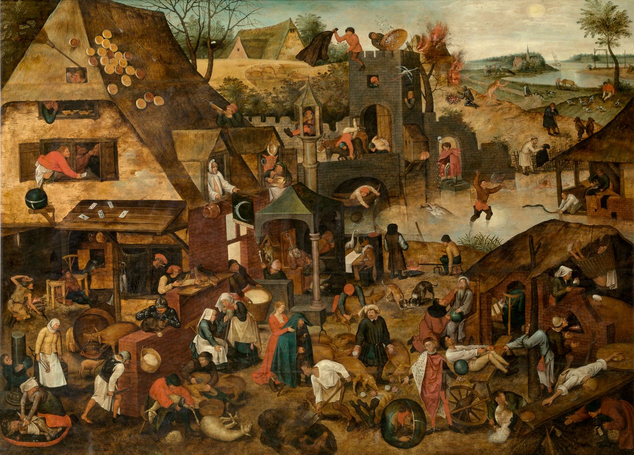 Példabeszédek (olaj) alkotó: Pieter the Younger Brueghel